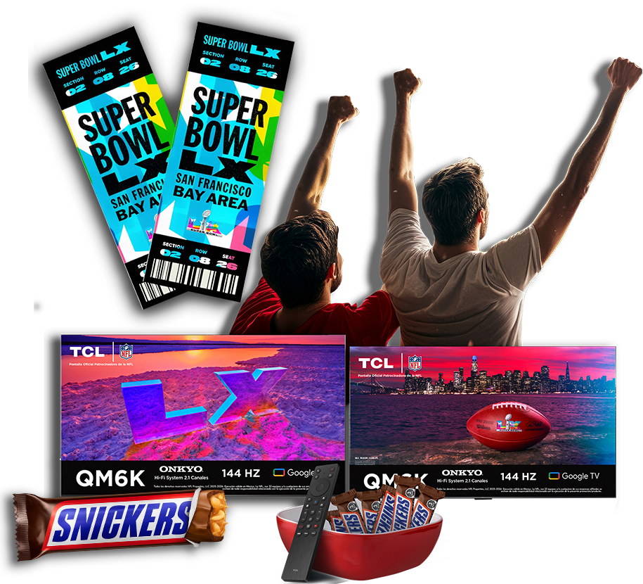 TCL | SNICKERS | NFL Premios increíbles